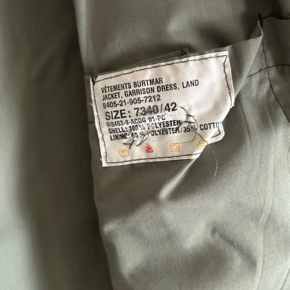 Vintage Camouflage Military Field Jacket 42R XL - Picture 7 of 16